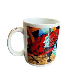 Vintage Chaleur Master Cubists J Gris Art Mug, Picasso, Pierrot, Harlequin